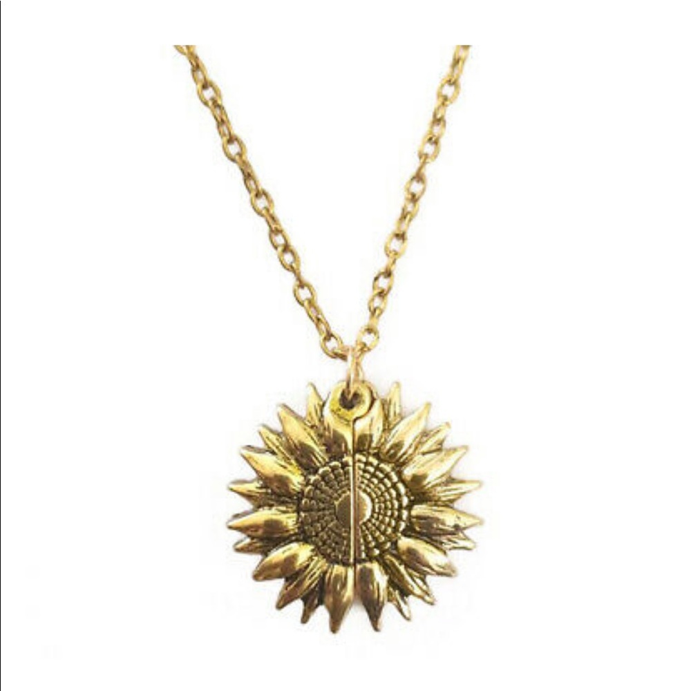 New You Are My Sunshine Sunflower Necklaces - Picture 6 of 7